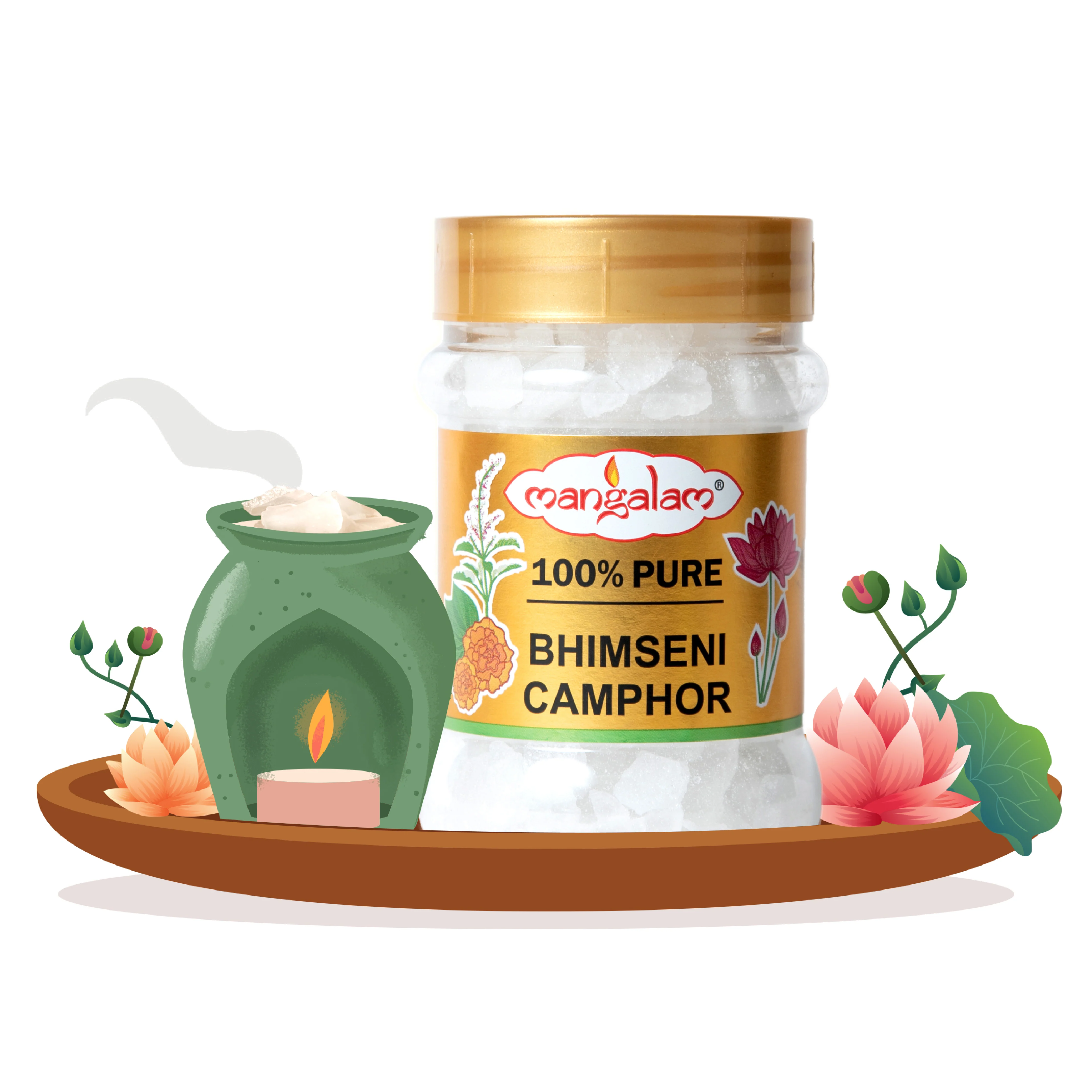 Bhimseni Camphor - 100g - Image 8
