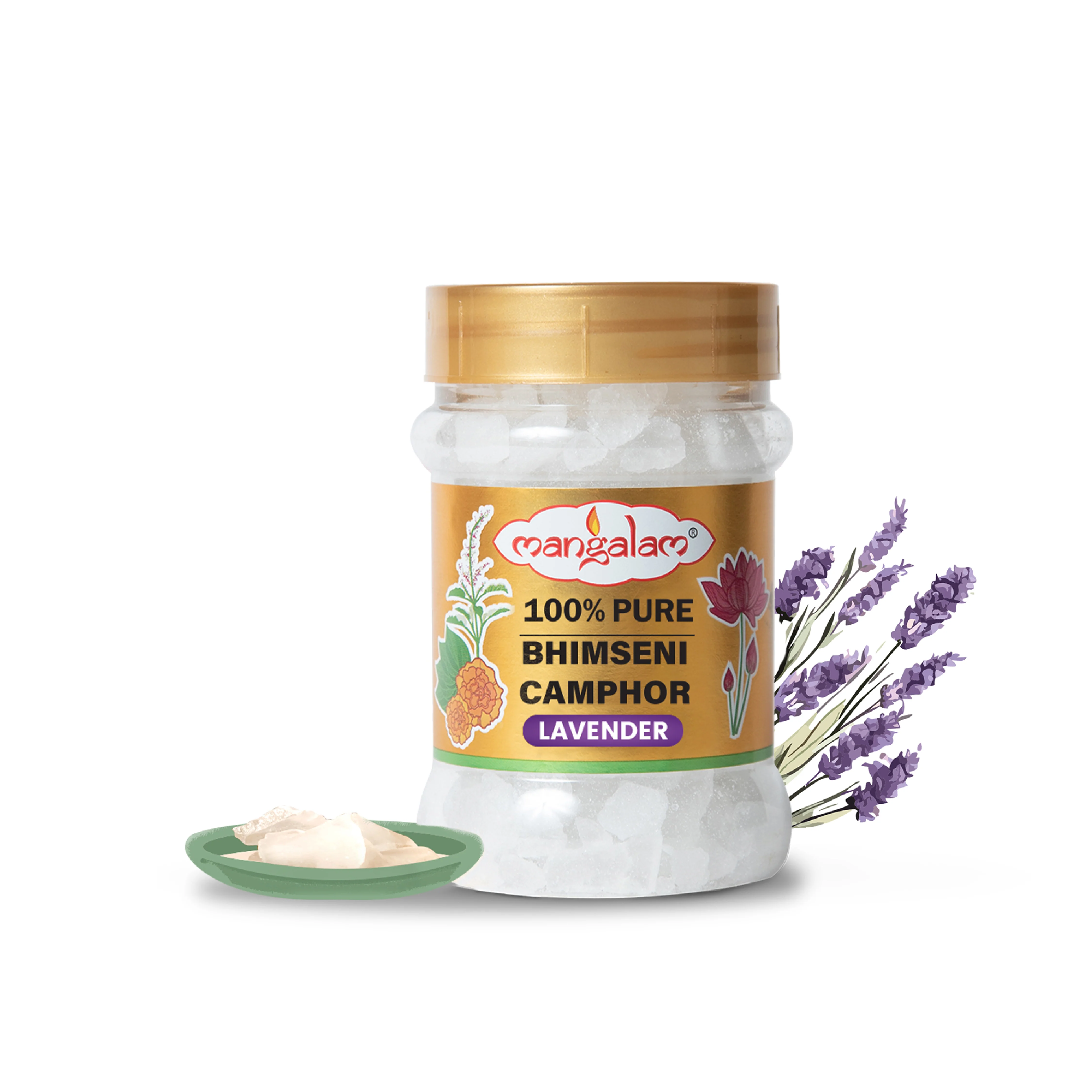 Bhimseni Camphor (Lavender) - 100g - Image 8