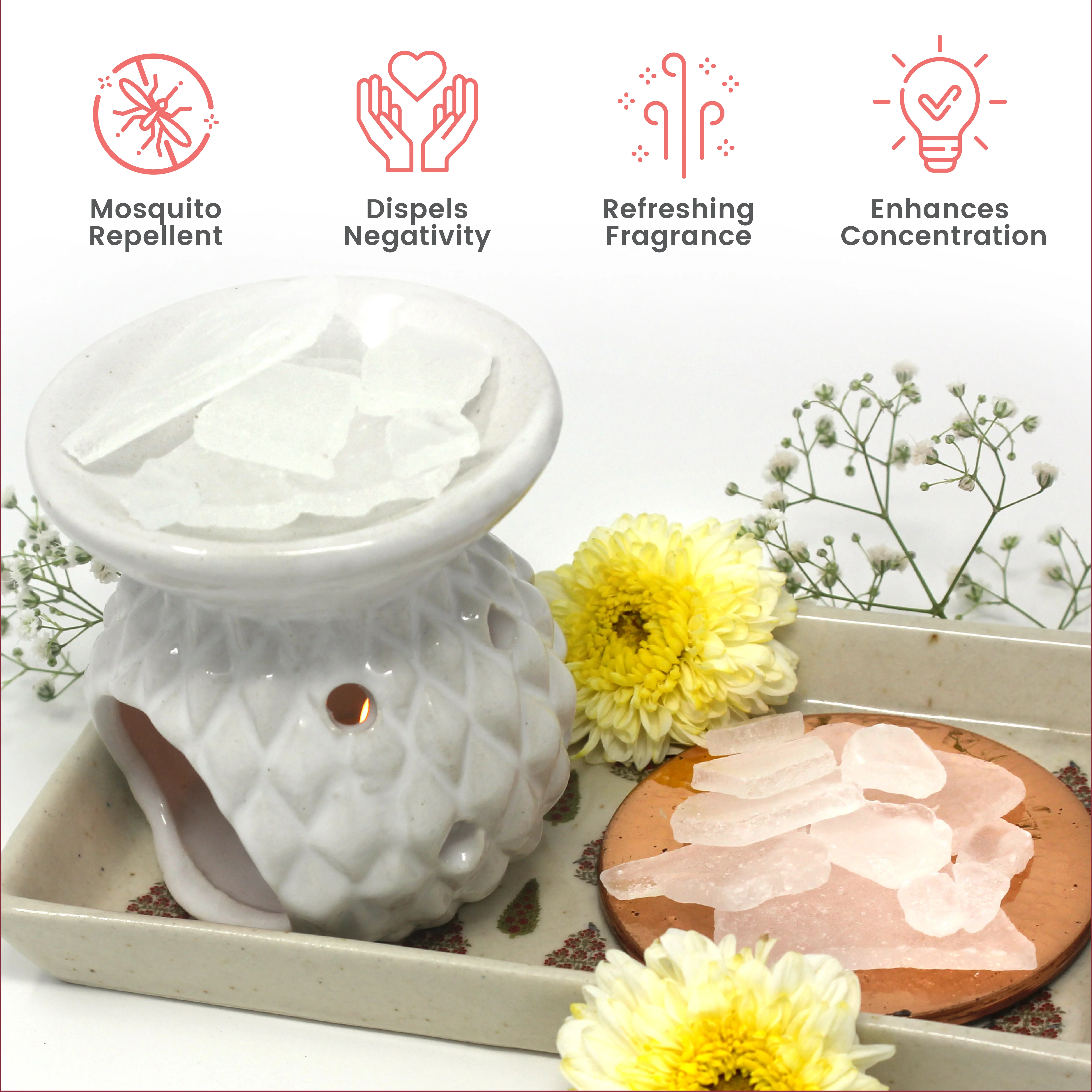 Bhimseni Camphor (Rose) - 100g - Image 4