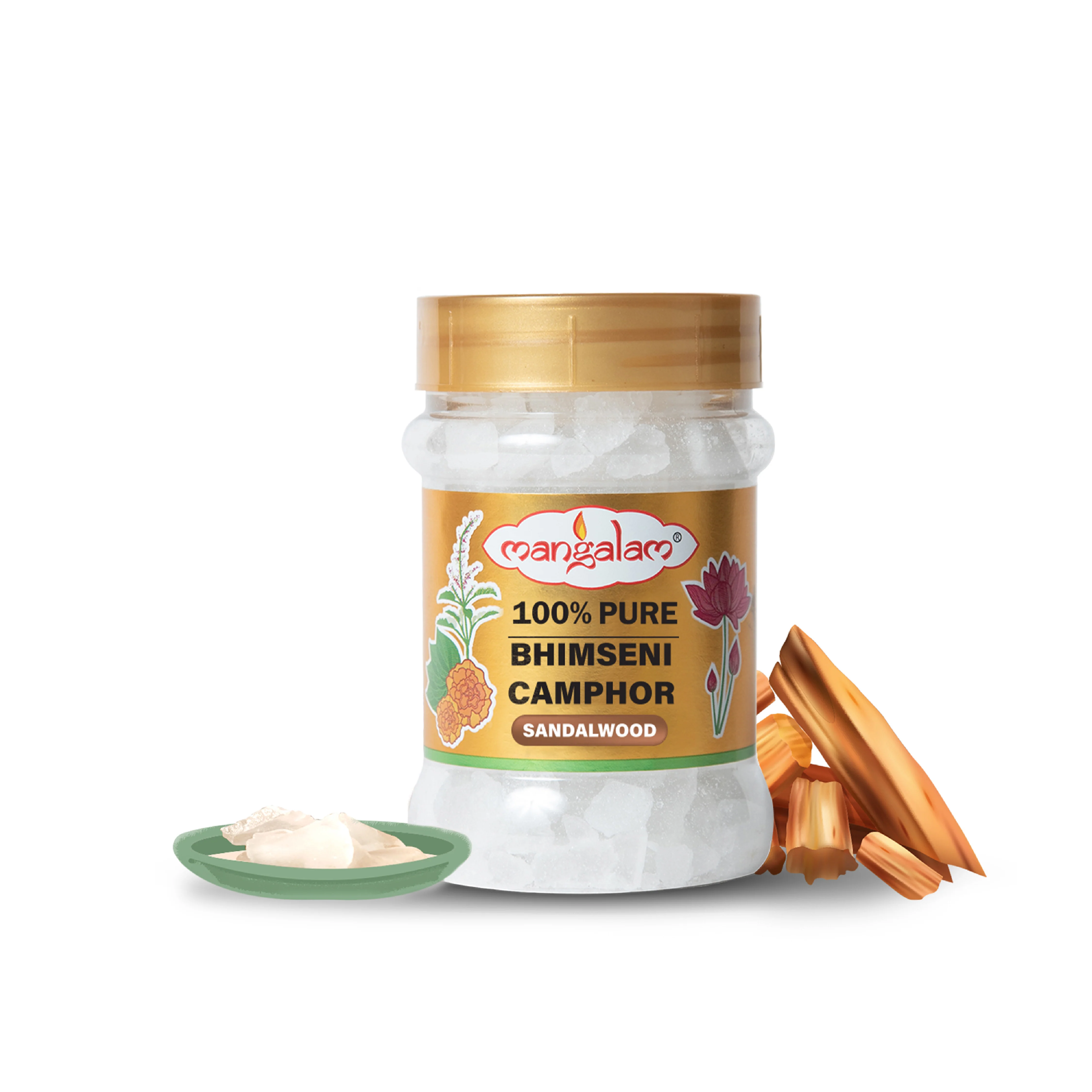 Bhimseni Camphor (Sandalwood) - 100g - Image 9