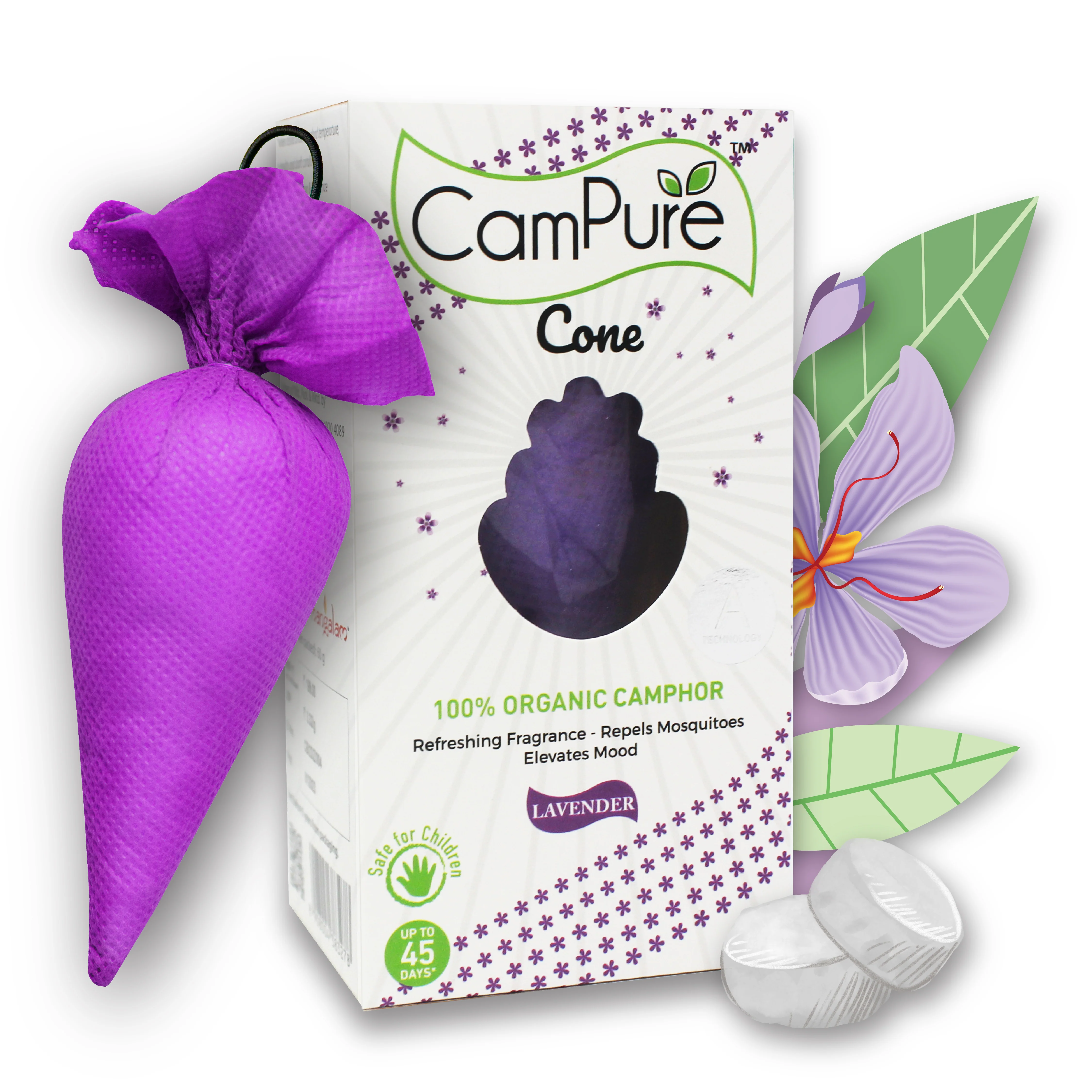 Camphor Cone - Lavender - Image 9