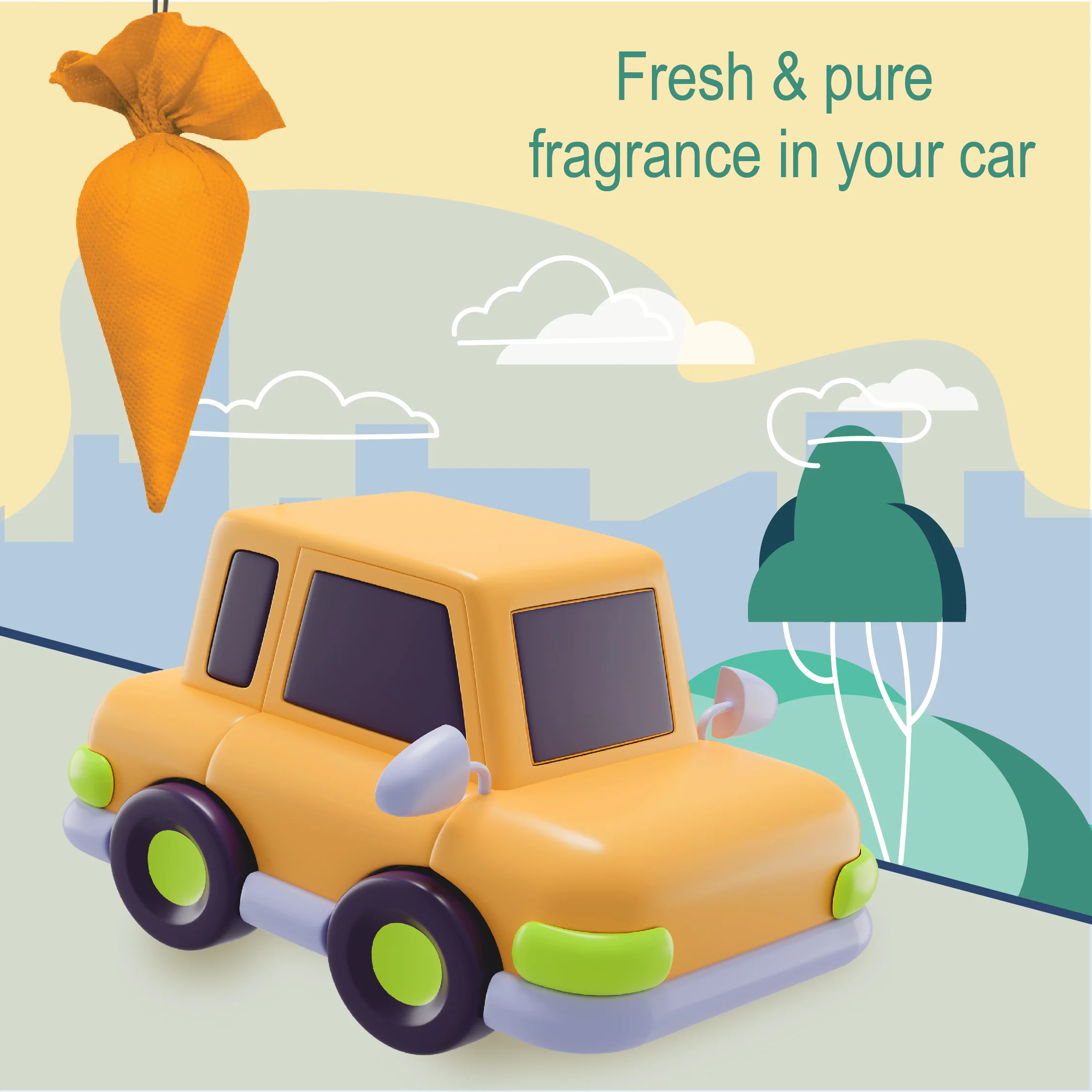 Camphor Cone - Turmeric - Image 4